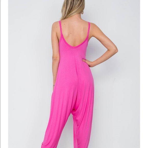 Arrived 😆💕Pretty in Pink Cami Romper 💕 - Picture 6 of 6